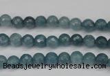 CCN1910 15 inches 4mm faceted round candy jade beads wholesale