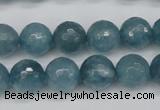 CCN1914 15 inches 12mm faceted round candy jade beads wholesale