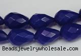 CCN192 15.5 inches 10*14mm faceted teardrop candy jade beads