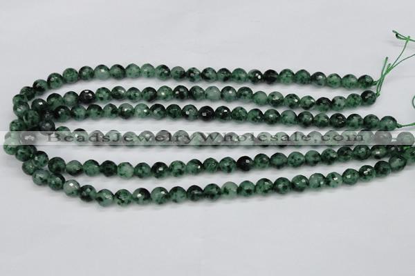 CCN1941 15 inches 6mm faceted round candy jade beads wholesale