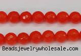 CCN1952 15 inches 8mm faceted round candy jade beads wholesale