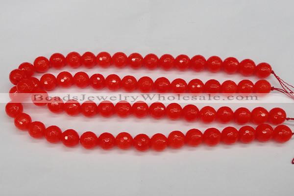 CCN1953 15 inches 10mm faceted round candy jade beads wholesale