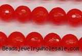 CCN1954 15 inches 12mm faceted round candy jade beads wholesale