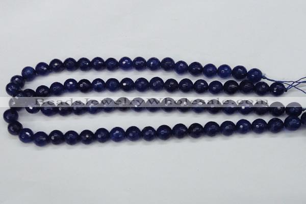 CCN1963 15 inches 10mm faceted round candy jade beads wholesale