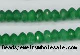 CCN1997 15 inches 5*8mm faceted rondelle candy jade beads wholesale