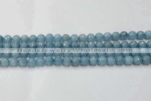 CCN2019 15 inches 12mm faceted round candy jade beads wholesale