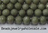 CCN2022 15 inches 4mm faceted round candy jade beads wholesale