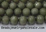 CCN2023 15 inches 6mm faceted round candy jade beads wholesale