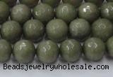 CCN2024 15 inches 8mm faceted round candy jade beads wholesale