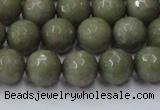 CCN2025 15 inches 10mm faceted round candy jade beads wholesale