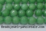 CCN2030 15 inches 6mm faceted round candy jade beads wholesale