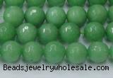 CCN2031 15 inches 8mm faceted round candy jade beads wholesale