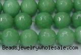 CCN2033 15 inches 12mm faceted round candy jade beads wholesale