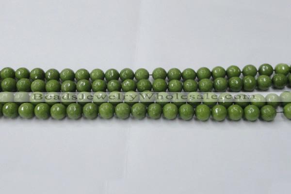 CCN2038 15 inches 8mm faceted round candy jade beads wholesale