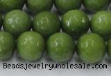 CCN2041 15 inches 14mm faceted round candy jade beads wholesale