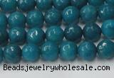 CCN2043 15 inches 4mm faceted round candy jade beads wholesale