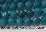 CCN2044 15 inches 6mm faceted round candy jade beads wholesale