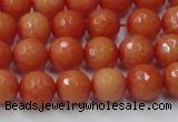 CCN2052 15 inches 8mm faceted round candy jade beads wholesale