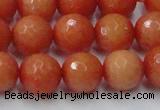 CCN2055 15 inches 14mm faceted round candy jade beads wholesale