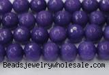 CCN2058 15 inches 6mm faceted round candy jade beads wholesale