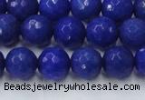 CCN2068 15 inches 12mm faceted round candy jade beads wholesale