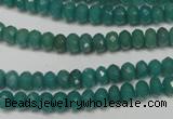 CCN2100 15.5 inches 4*6mm faceted rondelle candy jade beads