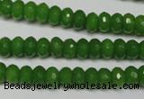 CCN2107 15.5 inches 5*8mm faceted rondelle candy jade beads