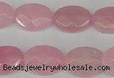 CCN2201 15.5 inches 13*18mm faceted oval candy jade beads