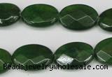 CCN2211 15.5 inches 13*18mm faceted oval candy jade beads