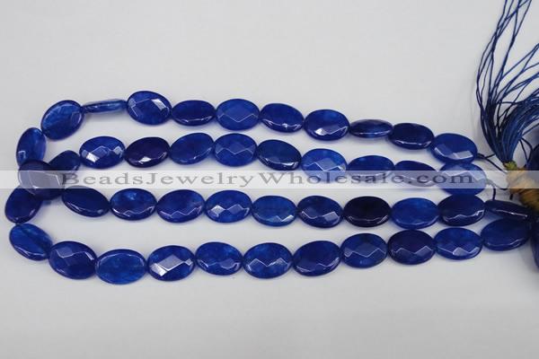 CCN2213 15.5 inches 13*18mm faceted oval candy jade beads