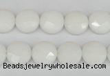 CCN2230 15.5 inches 12mm faceted coin candy jade beads wholesale