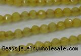 CCN2253 15.5 inches 4mm faceted round candy jade beads wholesale