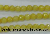 CCN2254 15.5 inches 6mm faceted round candy jade beads wholesale