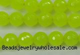 CCN2264 15.5 inches 10mm faceted round candy jade beads wholesale