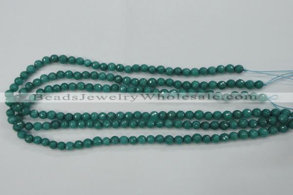 CCN2278 15.5 inches 4mm faceted round candy jade beads wholesale