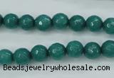 CCN2280 15.5 inches 8mm faceted round candy jade beads wholesale