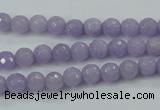 CCN2287 15.5 inches 6mm faceted round candy jade beads wholesale