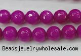 CCN2296 15.5 inches 10mm faceted round candy jade beads wholesale