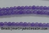 CCN2314 15.5 inches 2mm round candy jade beads wholesale