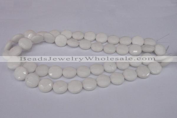 CCN240 15.5 inches 15mm faceted coin candy jade beads wholesale