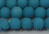 CCN2411 15.5 inches 4mm round matte candy jade beads wholesale