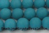 CCN2432 15.5 inches 6mm round matte candy jade beads wholesale