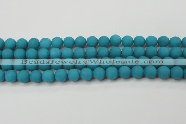 CCN2452 15.5 inches 8mm round matte candy jade beads wholesale