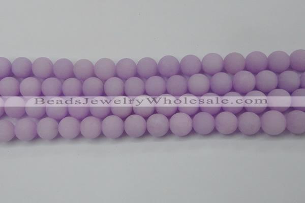 CCN2461 15.5 inches 10mm round matte candy jade beads wholesale