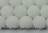 CCN2500 15.5 inches 14mm round matte candy jade beads wholesale