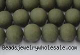 CCN2546 15.5 inches 10mm round matte candy jade beads wholesale