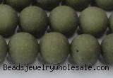 CCN2548 15.5 inches 14mm round matte candy jade beads wholesale