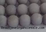 CCN2583 15.5 inches 10mm round matte candy jade beads wholesale