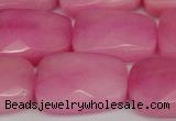 CCN2630 15.5 inches 18*25mm faceted trapezoid candy jade beads