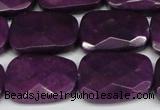 CCN2634 15.5 inches 18*25mm faceted trapezoid candy jade beads